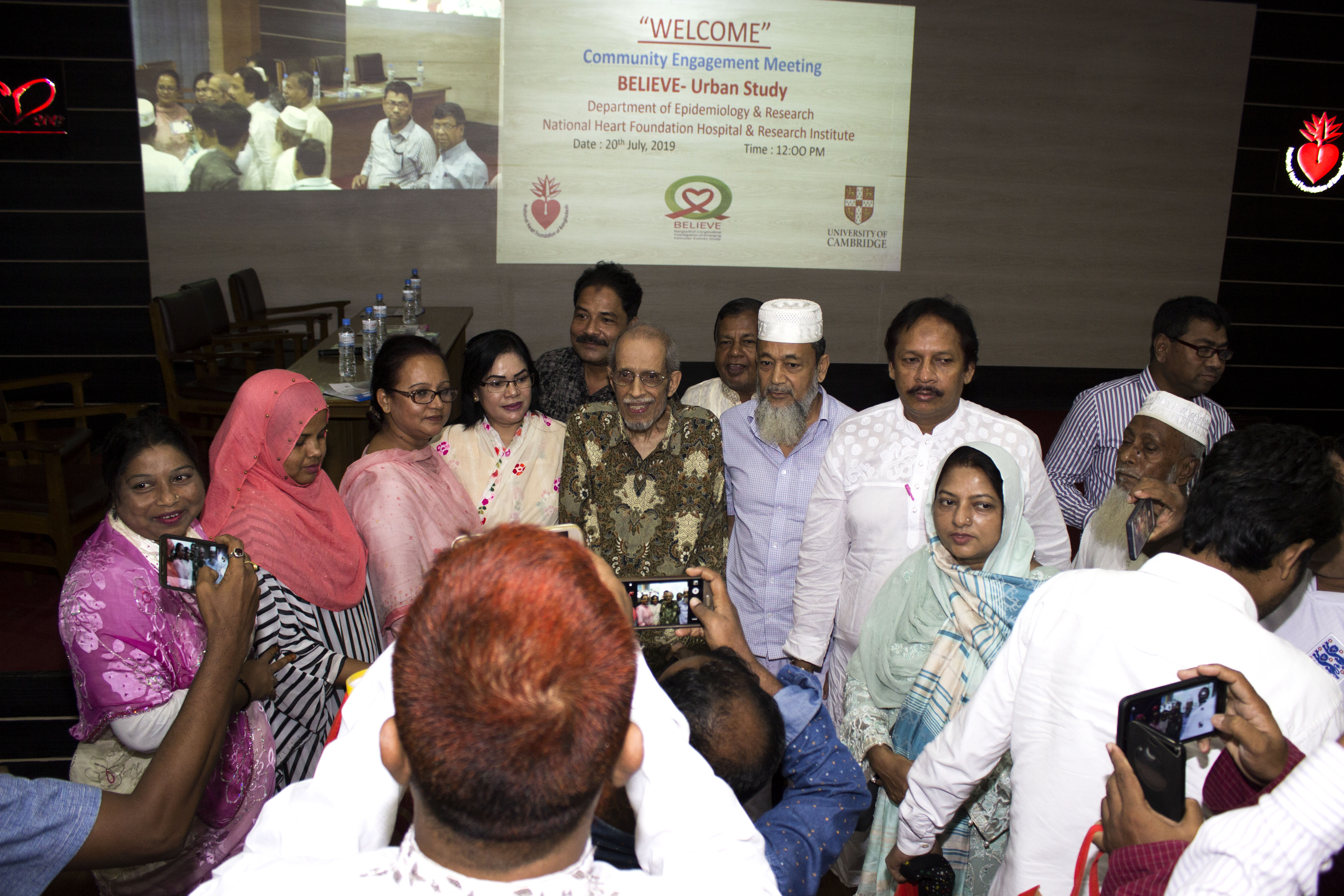 Community Engagement with National Professor
