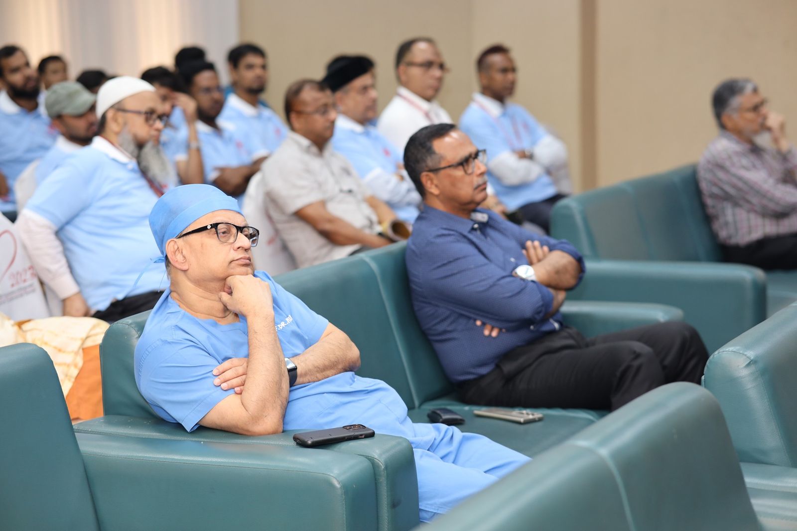 The seminar audience.